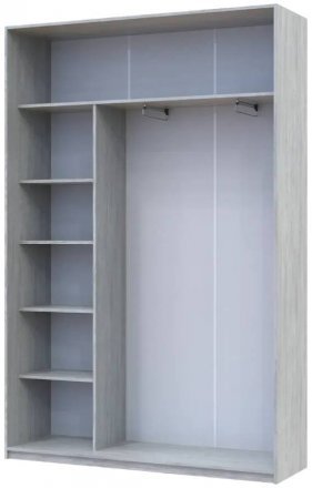 Шафа-купе Doros Сити Лайт Сосна Натти 2 Дзеркала 150х45х225 (DRS-011963) Шафа-купе Doros Сити Лайт Сосна Натти 2 Дзеркала 150х45х225 (DRS-011963)