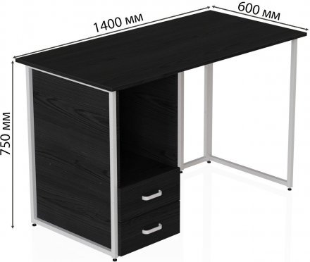 Комп'ютерний стіл Ferrum-decor Отто 75x140x60 білий ДСП Сосна Кембра 32мм (FRD-101040) Комп'ютерний стіл Ferrum-decor Отто 75x140x60 білий ДСП Сосна Кембра 32мм (FRD-101040)