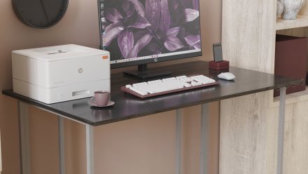 Комп'ютерний стіл Ferrum-decor Ханна 75x140x60 сірий ДСП Сосна Кембра 16мм (FRD-101415)