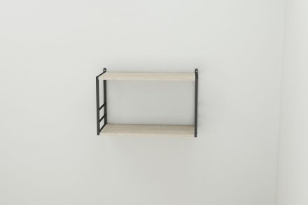 Книжкова полиця універсальна Ferrum-decor Стім 1 38x63x26 чорний ДСП Дуб Сонома 16мм (FRD-104088) Книжкова полиця універсальна Ferrum-decor Стім 1 38x63x26 чорний ДСП Дуб Сонома 16мм (FRD-104088)