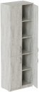 Шафа Анжело Ferrum-decor на 5 полиць із 4 дверима 1900x600x380 ДСП Бетон 16 мм (FRD-105006)