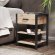 Тумба універсальна Ferrum-decor Вів'єн 1/2 50x41x40 чорний ДСП Дуб Сан-Марино 16мм (FRD-104122)
