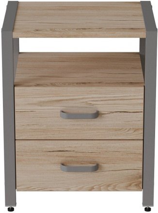 Тумба універсальна Ferrum-decor Вів'єн 2/2 50x41x40 сірий ДСП Дуб Сан-Марино 16мм (FRD-104167) Тумба універсальна Ferrum-decor Вів'єн 2/2 50x41x40 сірий ДСП Дуб Сан-Марино 16мм (FRD-104167)