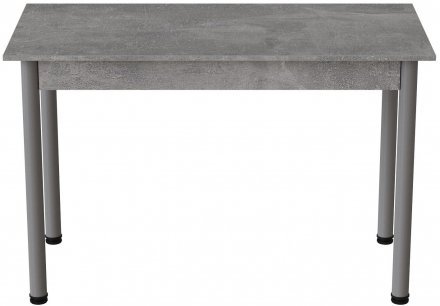 Стіл кухонний Ferrum-decor Беніта 75x120x80 Сірий ДСП Бетон 16мм (FRD-105571)
