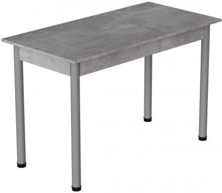 Стіл кухонний Ferrum-decor Беніта 75x120x80 Сірий ДСП Бетон 16мм (FRD-105571)