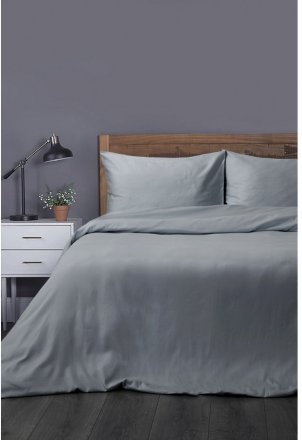 Постільна білизна Готель сатин класік сірий євро (Туреччина) svt-2000022220279 Постільна білизна Готель сатин класік сірий євро (Туреччина) svt-2000022220279