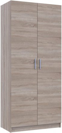 Шафа розпашна для одягу Doros Промо 90х48х204 см Дуб сонома (DRS-011196) Шафа розпашна для одягу Doros Промо 90х48х204 см Дуб сонома (DRS-011196)