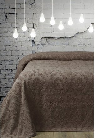 Простирадло махрове Crown коричневий 200х220 см svt-2000022247290