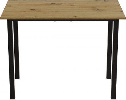 Стіл універсальний Knap Ferrum-decor 750x1400x600 Чорний метал ДСП Дуб Артизан 16 мм (FRD-106359) Стіл універсальний Knap Ferrum-decor 750x1400x600 Чорний метал ДСП Дуб Артизан 16 мм (FRD-106359)