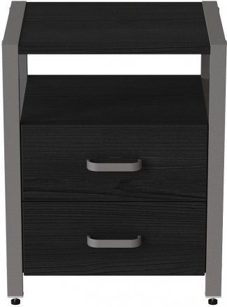 Тумба універсальна Ferrum-decor Вів'єн 2/2 50x41x40 сірий ДСП Сосна Кембра 16мм (FRD-104170)