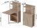 Стіл книжка з етажеркою Практик 1 Ferrum-decor 1200x640x990 Білий метал ДСП Дуб Сан-Марино 16 мм (FRD-104619)