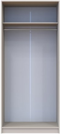 Шафа розпашна для одягу Doros Промо 90х48х204 см Кашемір (DRS-011198)