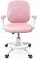 Крісло обертове дитяче з підставкою для ніг PERFECT KIDS PANDA PINK Perfect Home Рожевий (PFH-092111)