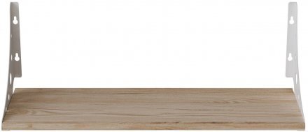 Полиця настінна Ferrum-decor Ханді 2 240x600x240 метал Білий ДСП Дуб Сан-Марино 16 мм (FRD-102583) Полиця настінна Ferrum-decor Ханді 2 240x600x240 метал Білий ДСП Дуб Сан-Марино 16 мм (FRD-102583)