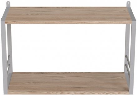 Книжкова полиця універсальна Ferrum-decor Стім 1 38x63x26 білий ДСП Дуб Сан-Марино 16мм (FRD-104092) Книжкова полиця універсальна Ferrum-decor Стім 1 38x63x26 білий ДСП Дуб Сан-Марино 16мм (FRD-104092)