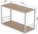 Книжкова полиця універсальна Ferrum-decor Стім 1 38x63x26 білий ДСП Дуб Сан-Марино 16мм (FRD-104092)