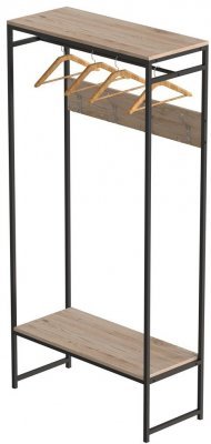 Вішалка модульна підлогова Ferrum-decor Треліс 14 180x90x38 чорний ДСП Дуб Сан-Марино 16мм (FRD-104344) Вішалка модульна підлогова Ferrum-decor Треліс 14 180x90x38 чорний ДСП Дуб Сан-Марино 16мм (FRD-104344)