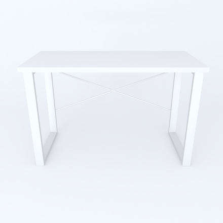 Письмовий стіл Ferrum-decor Драйв 750x1400x600 Білий метал ДСП Біле 32 мм (FRD-103352) Письмовий стіл Ferrum-decor Драйв 750x1400x600 Білий метал ДСП Біле 32 мм (FRD-103352)