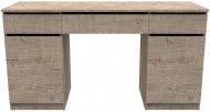 Стіл комп'ютерний Віто 2 Ferrum-decor 750x1400x500 ДСП Дуб Сан-Марино 16 мм (FRD-104831)