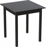 Стіл кухонний Ferrum-decor Дієго 75x80x80 Чорний ДСП Сосна Кембра 16мм (FRD-105716) Стіл кухонний Ferrum-decor Дієго 75x80x80 Чорний ДСП Сосна Кембра 16мм (FRD-105716)