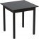 Стіл кухонний Ferrum-decor Дієго 75x80x80 Чорний ДСП Сосна Кембра 16мм (FRD-105716)