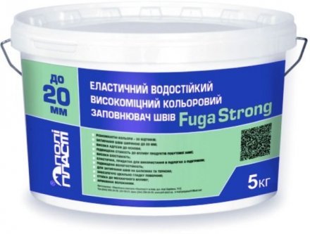 Еластичний водостійкий високоміцний кольоровий шов Fuga Strong Еластичний водостійкий високоміцний кольоровий шов Fuga Strong