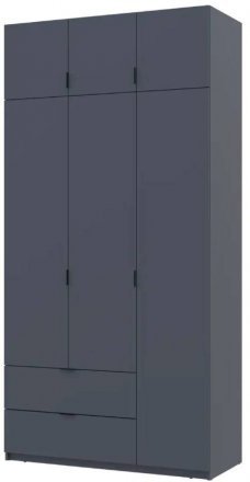 Шафа для одягу Doros Лукас Графіт 3ДСП 120х50х240 DRS-011650 (80737797)