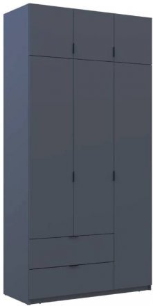 Шафа для одягу Doros Лукас Графіт 3ДСП 120х50х240 DRS-011650 (80737797)