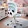 Крісло обертове дитяче з підставкою для ніг PERFECT KIDS PANDA GREEN Perfect Home Зелений (PFH-092112)