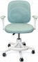 Крісло обертове дитяче з підставкою для ніг PERFECT KIDS PANDA GREEN Perfect Home Зелений (PFH-092112)