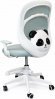 Крісло обертове дитяче з підставкою для ніг PERFECT KIDS PANDA GREEN Perfect Home Зелений (PFH-092112)