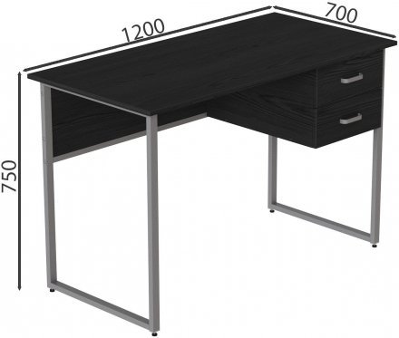 Комп'ютерний стіл Ferrum-decor Дакота 75x120x70 сірий ДСП Сосна Кембра 16мм (FRD-102342) Комп'ютерний стіл Ferrum-decor Дакота 75x120x70 сірий ДСП Сосна Кембра 16мм (FRD-102342)
