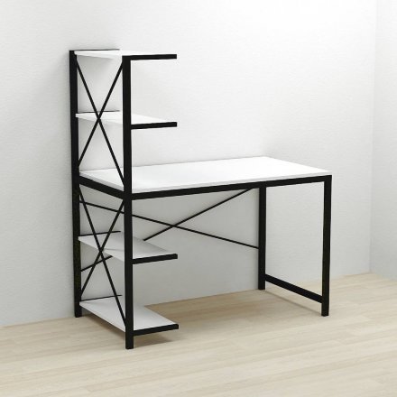 Комп'ютерний стіл Ferrum-decor Джек 75x140x60 Чорний ДСП (FRD-104400)