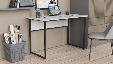 Письмовий стіл із ящиками Ferrum-decor Оскар 750x1400x600 метал Чорний ДСП Дуб Сан-Марино 16 мм (FRD-103235) Письмовий стіл із ящиками Ferrum-decor Оскар 750x1400x600 метал Чорний ДСП Дуб Сан-Марино 16 мм (FRD-103235)