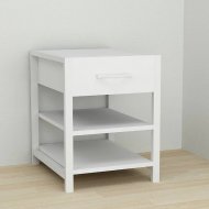 Тумба універсальна Ferrum-decor Вів'єн 1/2 50x41x40 білий ДСП Біле 16мм (FRD-104127) Тумба універсальна Ferrum-decor Вів'єн 1/2 50x41x40 білий ДСП Біле 16мм (FRD-104127)