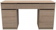 Стіл комп'ютерний Віто 2 Ferrum-decor 750x1400x500 ДСП Дуб Сонома 16 мм (FRD-104833)