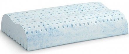 Подушка Едвайс Латекс Гель Контур 38х60х12 см