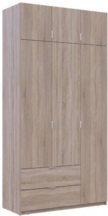 Шафа для одягу Doros Лукас Дуб Сонома 3ДСП 120х50х240 DRS-011651 (80737799)