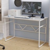 Письмовий стіл Ferrum-decor Раян 75x140x70 білий ДСП Біле 16мм (FRD-101171) Письмовий стіл Ferrum-decor Раян 75x140x70 білий ДСП Біле 16мм (FRD-101171)