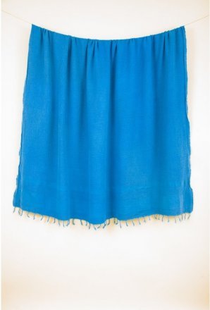 Плед-накидка Stone Throw denim синій 140х170 см 2000022171427 Плед-накидка Stone Throw denim синій 140х170 см 2000022171427