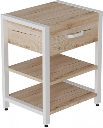 Тумба універсальна Ferrum-decor Вів'єн 1/2 50x41x40 білий ДСП Дуб Сан-Марино 16мм (FRD-104128) Тумба універсальна Ferrum-decor Вів'єн 1/2 50x41x40 білий ДСП Дуб Сан-Марино 16мм (FRD-104128)