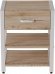 Тумба універсальна Ferrum-decor Вів'єн 1/2 50x41x40 білий ДСП Дуб Сан-Марино 16мм (FRD-104128)