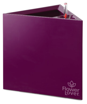 Розумний вазон Triangle Flower Lover 21 см 41118083 пурпуровий глянцевий