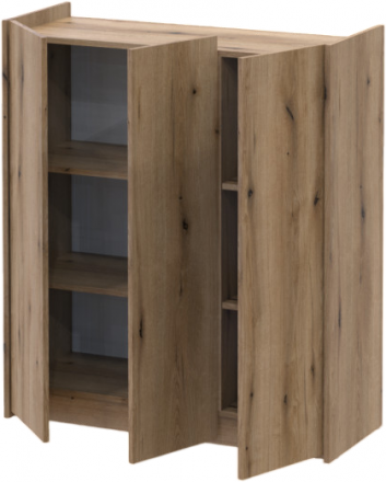 Полиці до тумби (2 шт) Doros Кассель Дуб Евок 61.5х34.5х1.6 (DRS-011837)