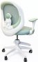 Крісло обертове дитяче з підставкою для ніг PERFECT KIDS ASTRONAUT GREEN Perfect Home Зелений (PFH-092114)