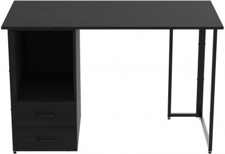 Комп'ютерний стіл Ferrum-decor Отто 75x120x60 чорний ДСП Сосна Кембра 16мм (FRD-103575) Комп'ютерний стіл Ferrum-decor Отто 75x120x60 чорний ДСП Сосна Кембра 16мм (FRD-103575)