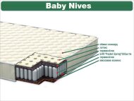 Матрас Baby Nives 80x160x12 см