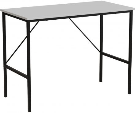 Стіл письмовий Line Тайм Ferrum-decor 750x1000x500 Чорний метал ДСП Біле 16 мм (FRD-104864) Стіл письмовий Line Тайм Ferrum-decor 750x1000x500 Чорний метал ДСП Біле 16 мм (FRD-104864)