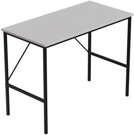 Стіл письмовий Line Тайм Ferrum-decor 750x1000x500 Чорний метал ДСП Біле 16 мм (FRD-104864) Стіл письмовий Line Тайм Ferrum-decor 750x1000x500 Чорний метал ДСП Біле 16 мм (FRD-104864)
