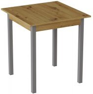 Стіл кухонний Ferrum-decor Дієго 75x90x90 Сірий ДСП Дуб Артизан 16мм (FRD-105719) Стіл кухонний Ferrum-decor Дієго 75x90x90 Сірий ДСП Дуб Артизан 16мм (FRD-105719)